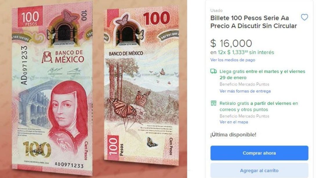 billete 100