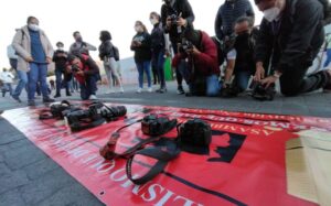 Manifestación periodistas Edomex