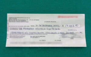 cheque