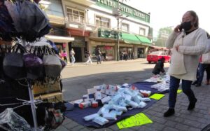 ambulantes en el centro de Toluca